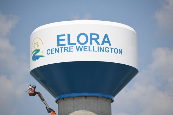 Water-tower paint job provides more than a few laughs in Elora