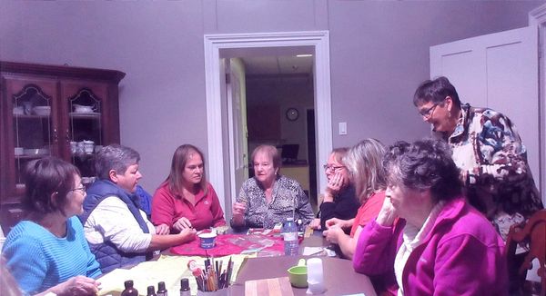 CWL ladies make soap at latest meeting