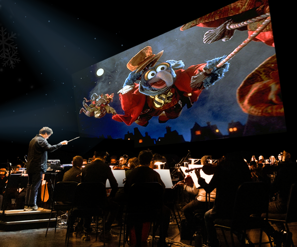 Muppets doing Dickens with live orchestra