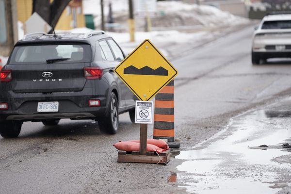 Pothole season prompts complaints, but also humorous responses