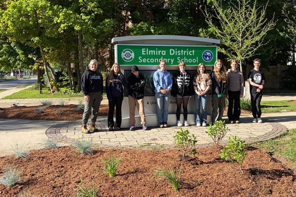 Students step up to give garden a makeover
