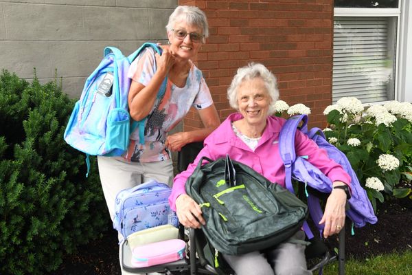 Backpack donations are being collected in the three townships