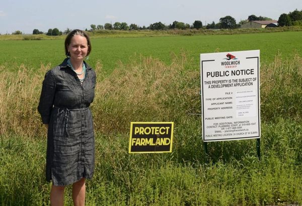 Green Party MPP tours controversial development site