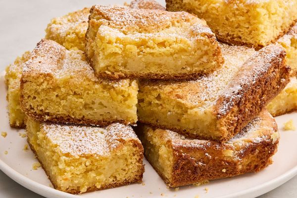 Gooey maple butter bars are fabulous for fall