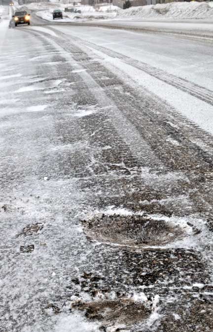 Conditions just right for potholes, adding to drivers’ woes