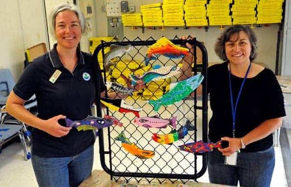 Breslau students craft mural aimed at protecting fish