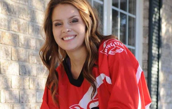 Christmastime in Scandinavia for pair of local ringette players