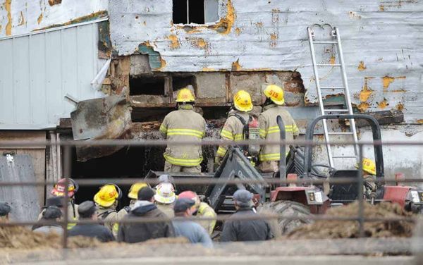 Fire in barn wall doused quickly in Yatton