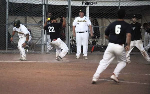 Aussie softball team warms up for tournament by taking on array of local squads