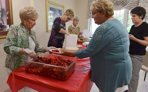 Partaking of strawberry season at Chartwell Elmira