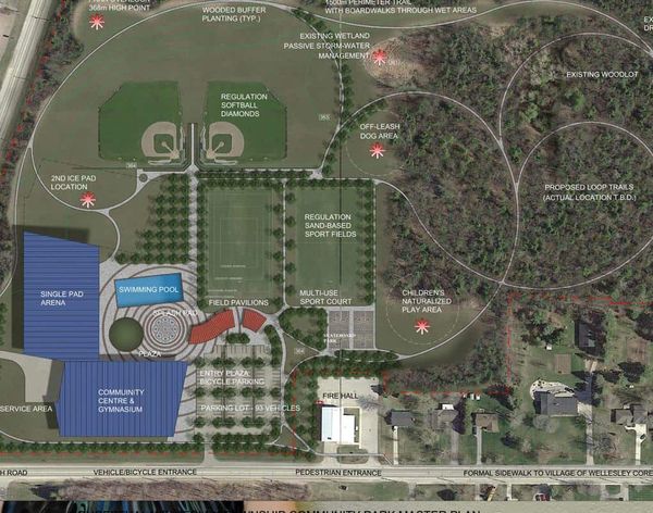 Wellesley seeking input on “lofty” conceptual plan for parkland in the village