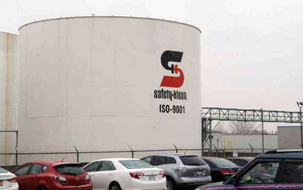 Escaped gas during maintenance at Safety-Kleen