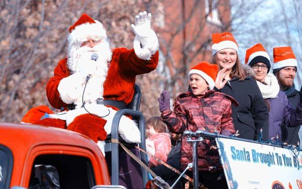 Christmas spirit on parade in downtown Elmira