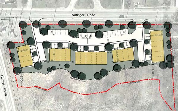 Council approves 24-unit townhouse complex in Wellesley Village