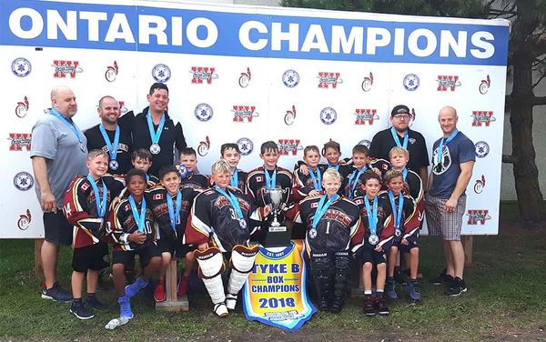 KW Braves tyke B lacrosse team takes provincial gold