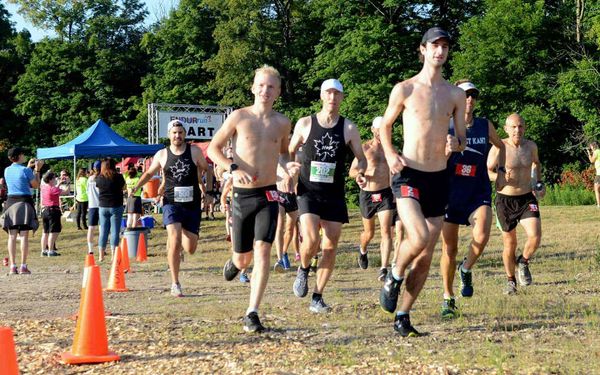 Runners on a gruelling trek of endurance