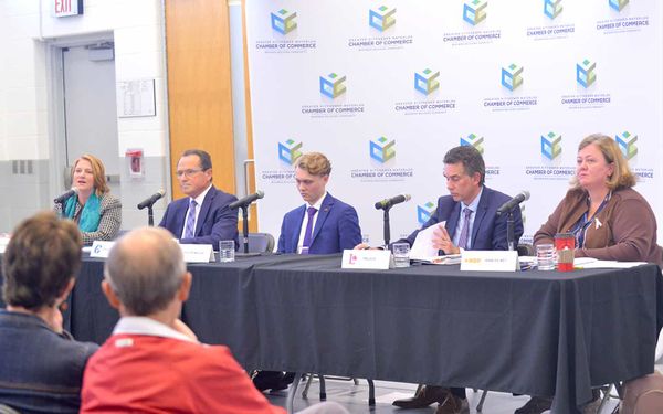 Candidates make pitch to voters in Woolwich