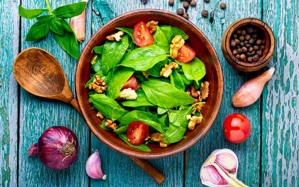 Maple syrup a good counterpoint in this salad