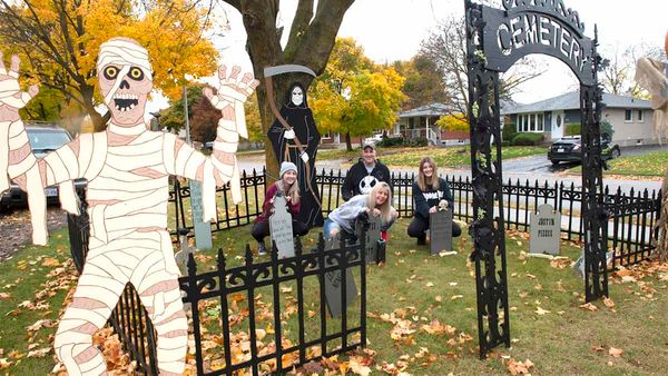 Not letting Halloween pass them by