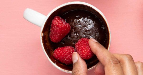Mug cakes are berry easy to make for you and a friend