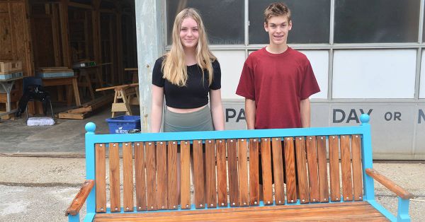 EDSS students lend a hand to sprucing up downtown Elmira