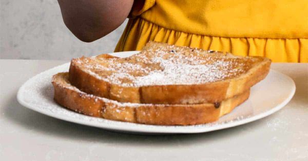 This recipe is less fussy and messy than your typical French toast recipe