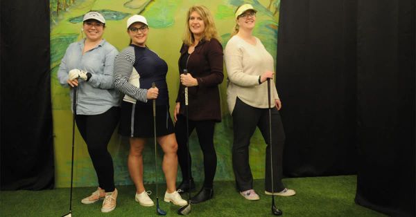 They’re driven to tee up some laughs