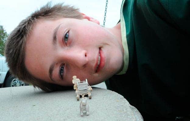 Andrew Grose of Alma travelled to the great white north this spring to deliver a quilt to a Nunavut community from the Alma United Church. He presented it to the Inuit elders of Coral Harbour.  [elena maystruk / the observer]