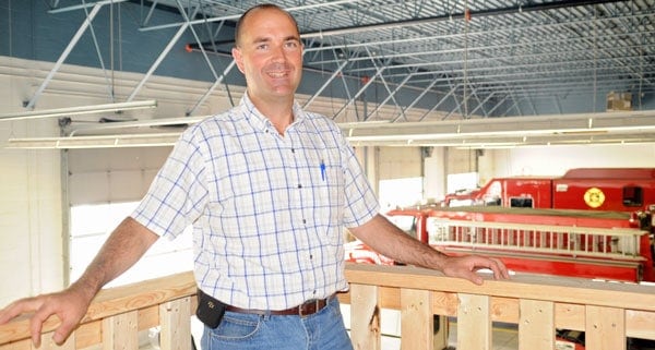 New fire training house  the draw in St. Jacobs