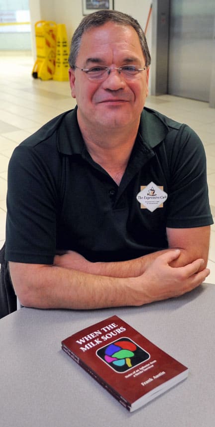 Frank Austin hopes his new book, When the Milk Sours, will help stroke survivors, their families and the community understand the different realities of living with aphasia.[Whitney Neilson / The Observer]