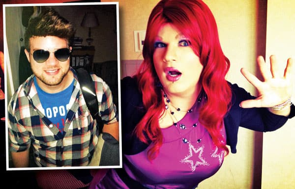 Elmira District Secondary School graduate Tommy Mayberry often presents research in drag, as part of the dissertation: “The Gaga Academy: Drag Bodies in/as Subjective Scholarship.”[Submitted]