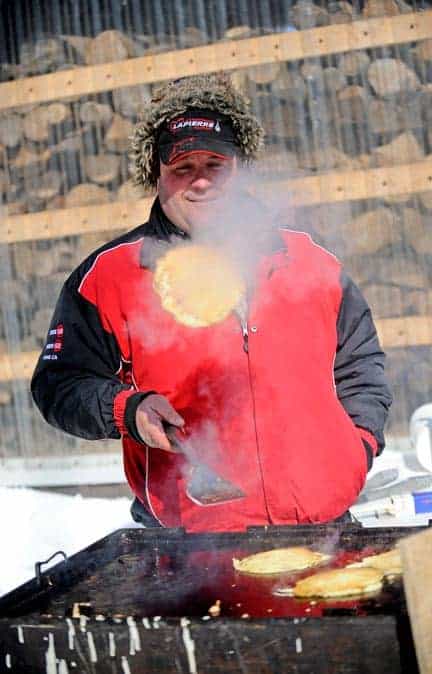 Ceremonial first tap done, local syrup producers wait for weather to cooperate