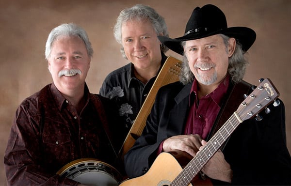 The Good Brothers, Larry, Bruce and Brian, take to the stage in Maryhill on Sunday afternoon. [Submitted]