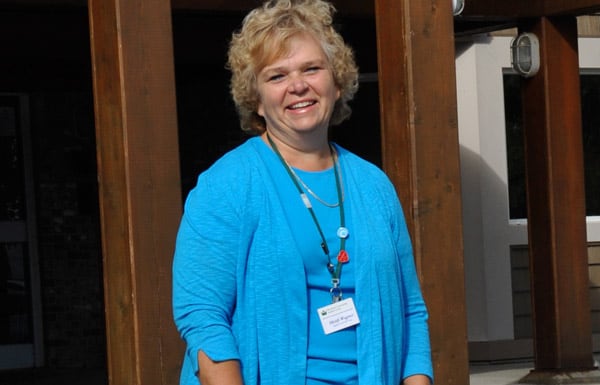 Professional advice and assurance help make HUGS program valuable to young families, says coordinator Heidi Wagner.[Scott Barber / The Observer]