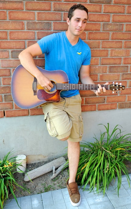 Jeff Boughner just finished up the Spectra Talent Competition, coming in third and leaving with a slew of prizes and musical experience.[Whitney Neilson / The Observer]