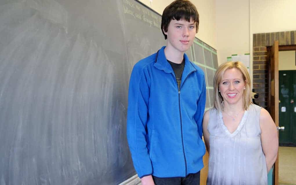 EDSS student wins regional award for his humour writing