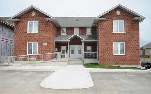 Fern and John Bish were among the first tenants for the co-housing project, Field of Dreams, on McGuire Lane in Elmira.[Whitney Neilson / The Observer]