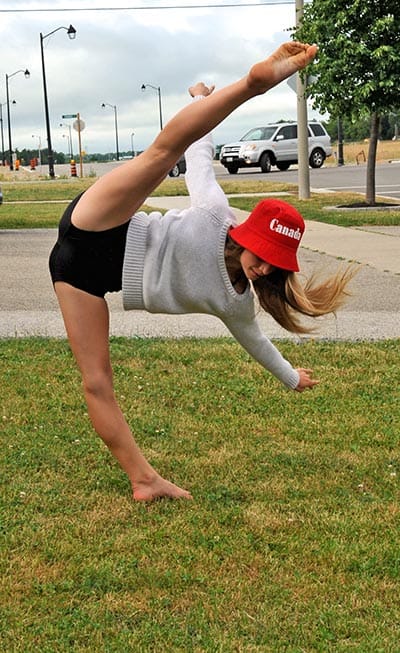 Lydia Wilson, a student at Elmira’s Park Manor PS, will be heading to Germany to jazz dance with Team Canada this fall.[Liz Bevan / The Observer]