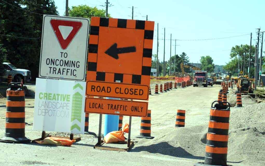 Townships still in the midst of fairly busy construction season