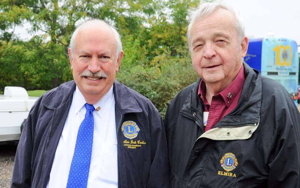 Lions International president pays a visit to club members in Woolwich
