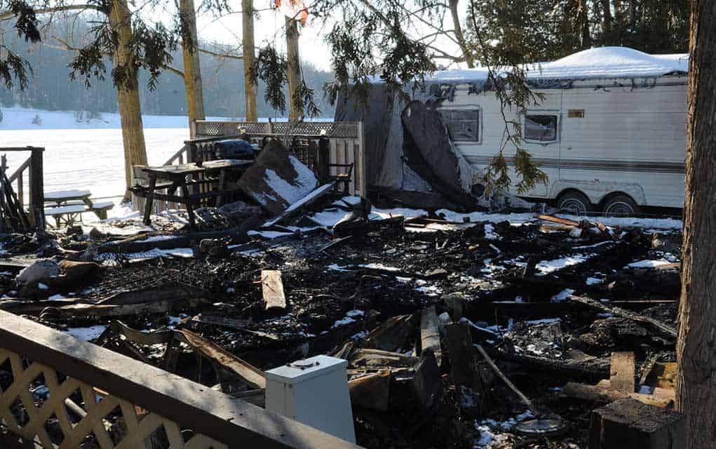 Police seeking suspects in West Montrose trailer fire, vandalism and break-ins