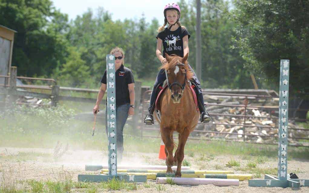 Young pony club members gather in Linwood for camp