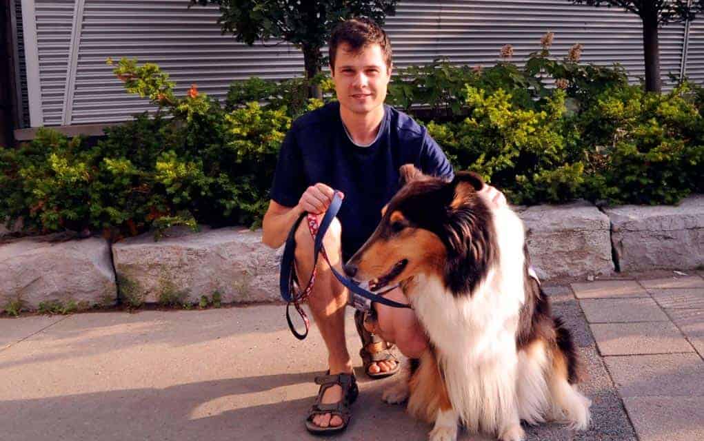 He’s doggedly determined to train up some canine assistance