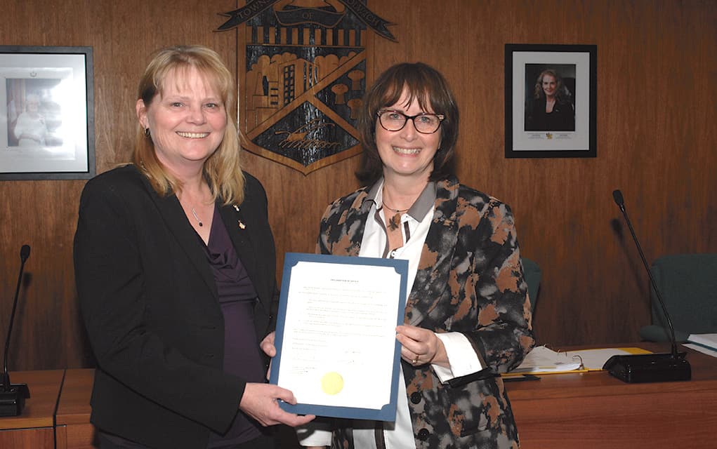 Making it official at Woolwich Council