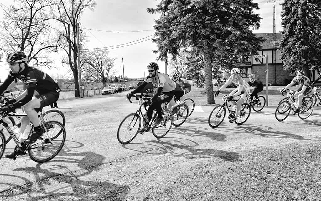 Cyclists take to the roads of Woolwich Sunday for Steaming Nostril