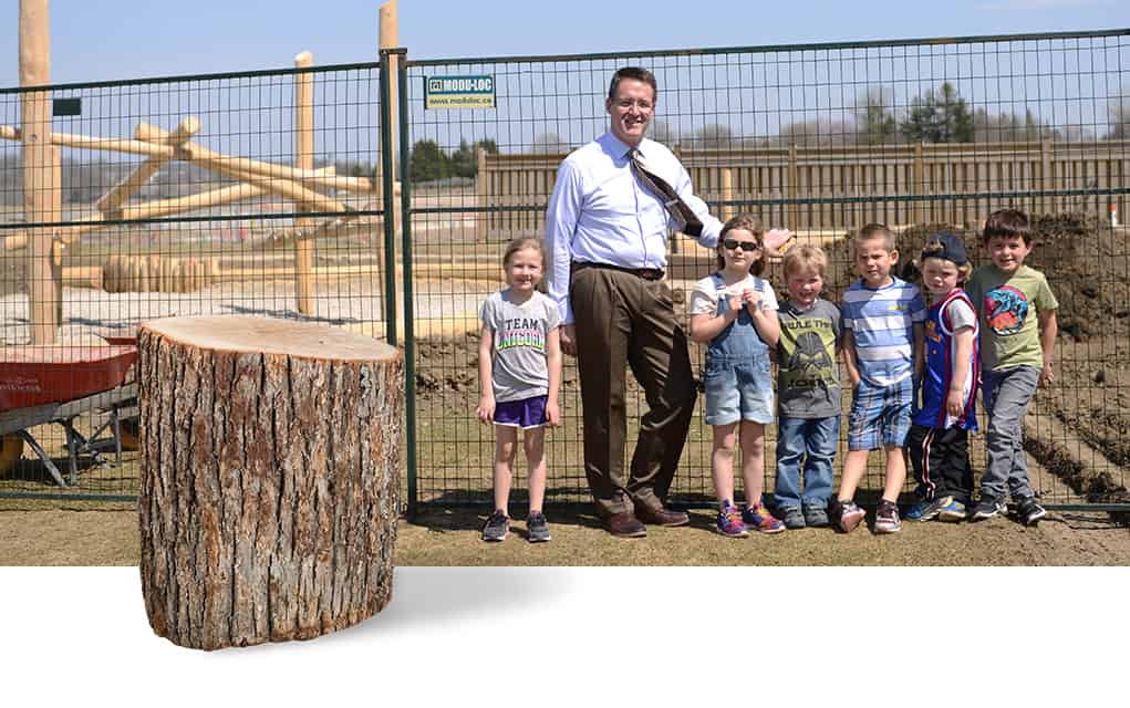 Work on the new Riverside PS playground nearing completion