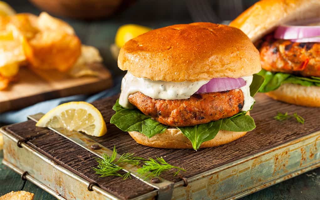 Fishing for a fresh take on burgers