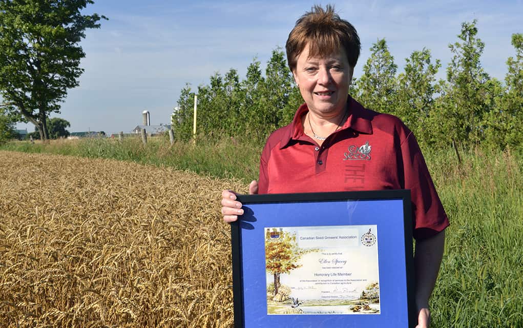 It’s official, she’s outstanding in her field
