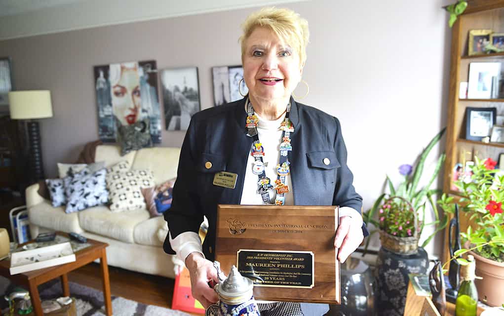 Elmira’s Maureen Phillips named Oktoberfest Volunteer of the Year