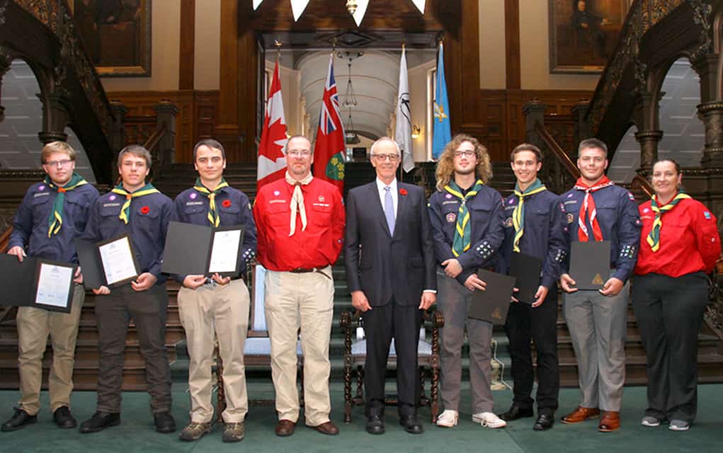 Six members of Elmira Scouting group earn Queen’s Venturer Awards